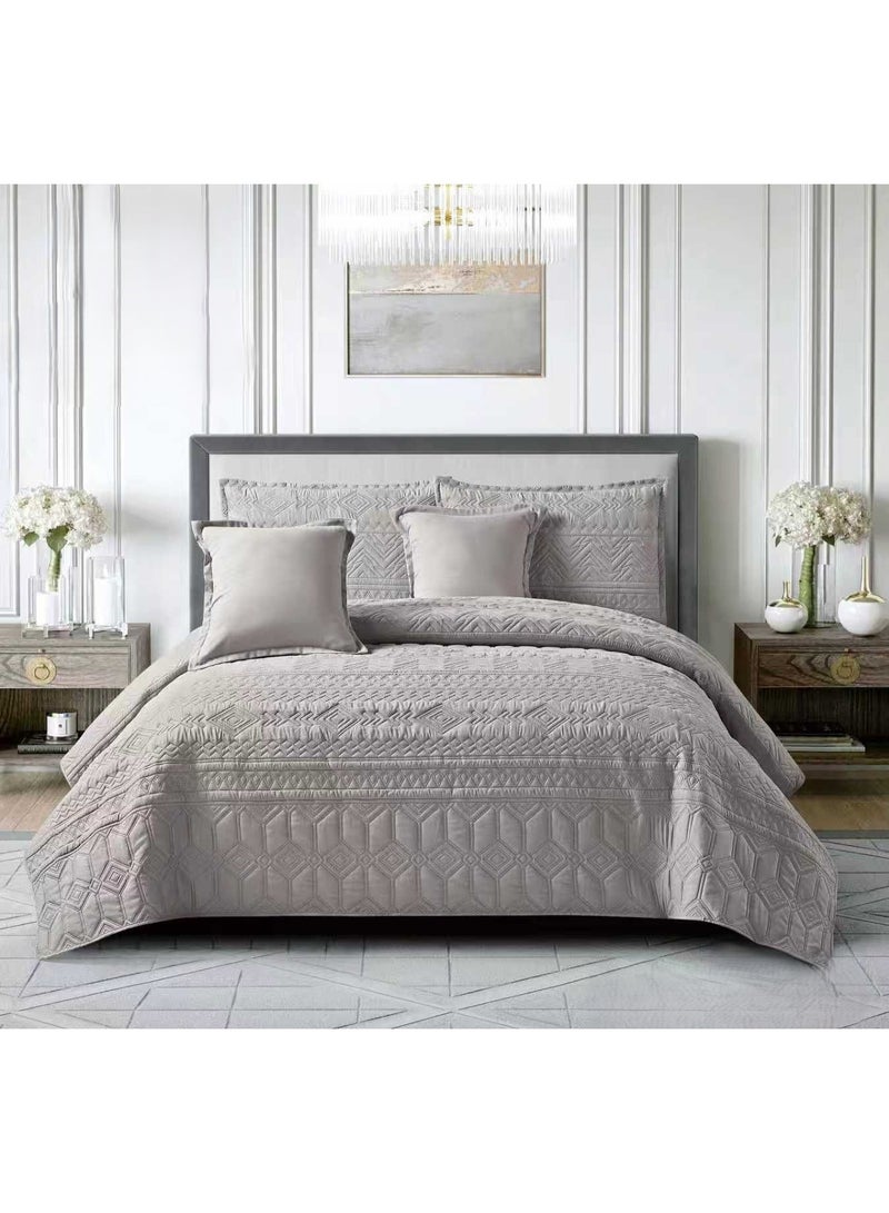 Summer double comforter set, 6 pieces, for a refreshing summer, duvet size 240*220 cm